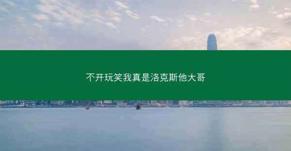不开玩笑我真是洛克斯他大哥