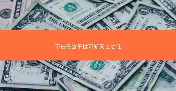 不曾无敌于世可斩天上之仙