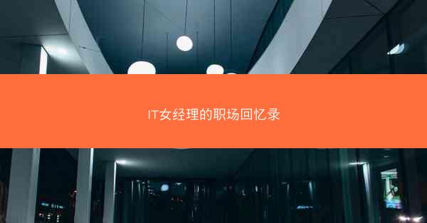 IT女经理的职场回忆录