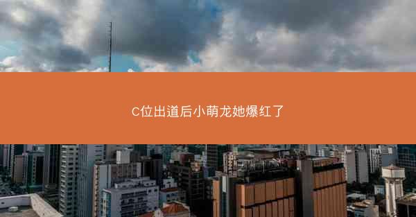 C位出道后小萌龙她爆红了