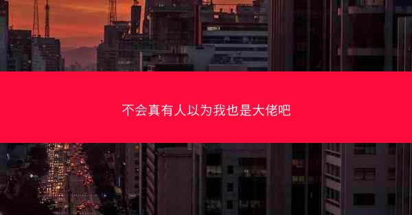 不会真有人以为我也是大佬吧
