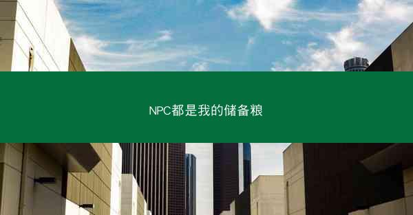 NPC都是我的储备粮