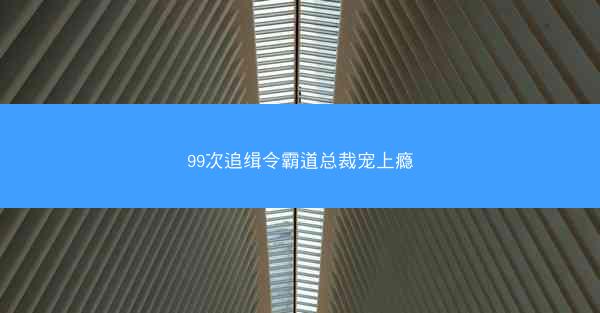 99次追缉令霸道总裁宠上瘾