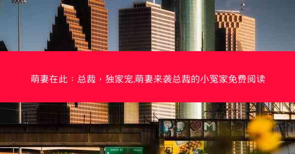萌妻在此：总裁，独家宠,萌妻来袭总裁的小冤家免费阅读
