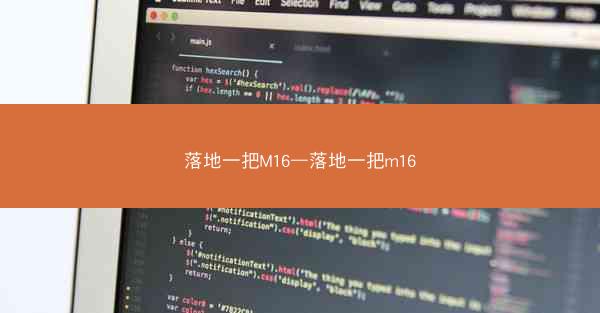落地一把M16—落地一把m16