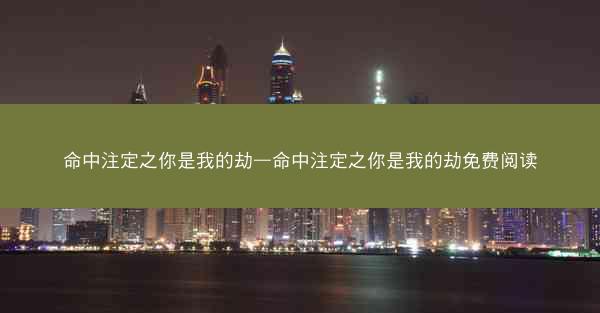 命中注定之你是我的劫—命中注定之你是我的劫免费阅读