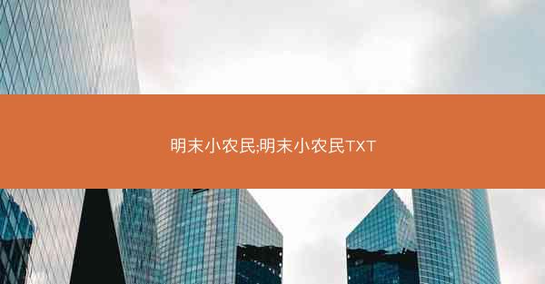 明末小农民;明末小农民TXT
