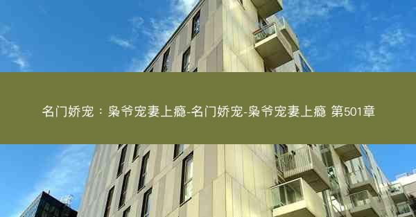 名门娇宠：枭爷宠妻上瘾-名门娇宠-枭爷宠妻上瘾 第501章