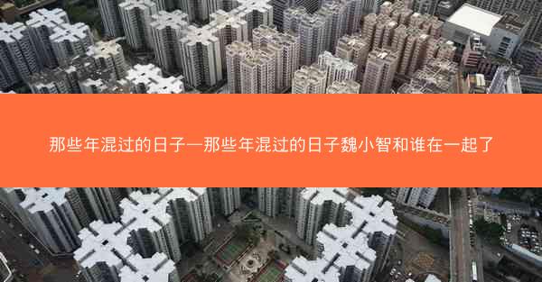 那些年混过的日子—那些年混过的日子魏小智和谁在一起了