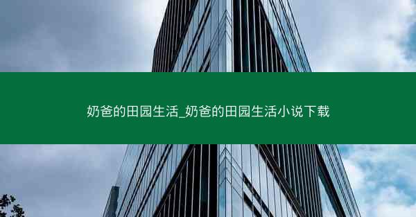 奶爸的田园生活_奶爸的田园生活小说下载