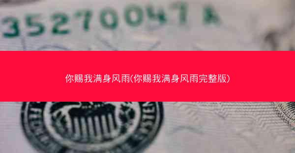 你赐我满身风雨(你赐我满身风雨完整版)