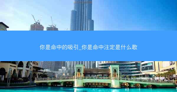 你是命中的吸引_你是命中注定是什么歌