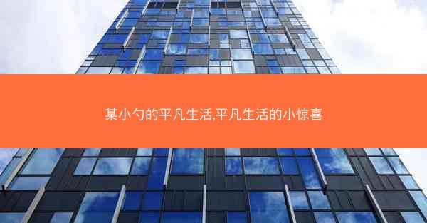 某小勺的平凡生活,平凡生活的小惊喜