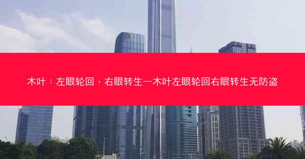木叶：左眼轮回，右眼转生—木叶左眼轮回右眼转生无防盗