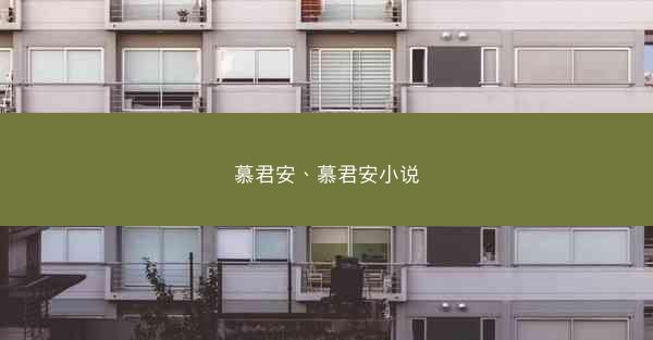 慕君安、慕君安小说