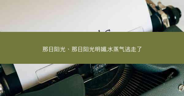 那日阳光、那日阳光明媚,水蒸气逃走了