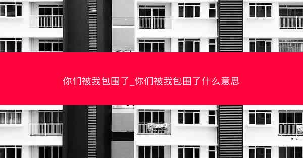 你们被我包围了_你们被我包围了什么意思