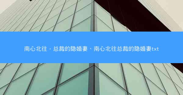 南心北往，总裁的隐婚妻、南心北往总裁的隐婚妻txt