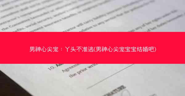 男神心尖宠：丫头不准逃(男神心尖宠宝宝结婚吧)