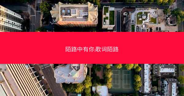 陌路中有你;歌词陌路