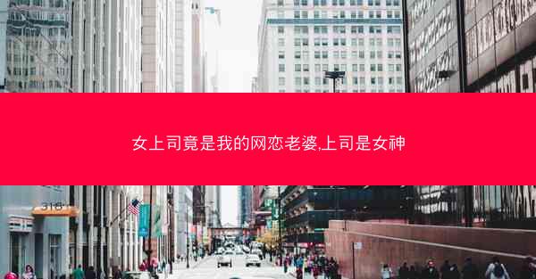 女上司竟是我的网恋老婆,上司是女神