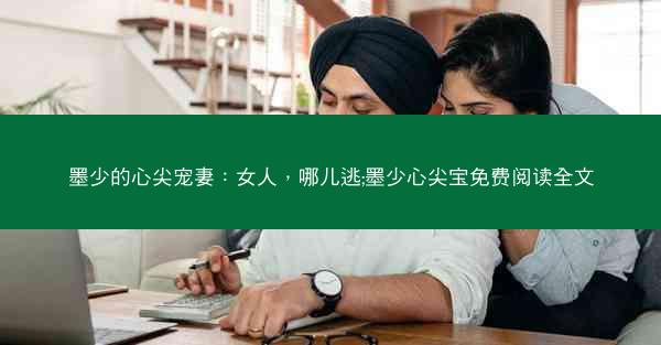 墨少的心尖宠妻：女人，哪儿逃;墨少心尖宝免费阅读全文