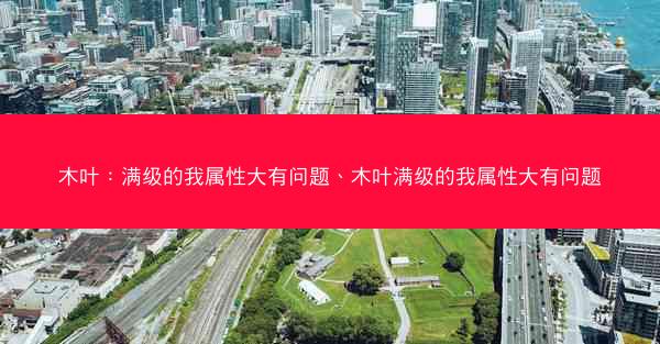木叶：满级的我属性大有问题、木叶满级的我属性大有问题